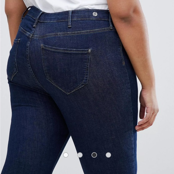 River Island Plus Molly Mid-Rise Skinny Jeggings - Picture 4 of 11